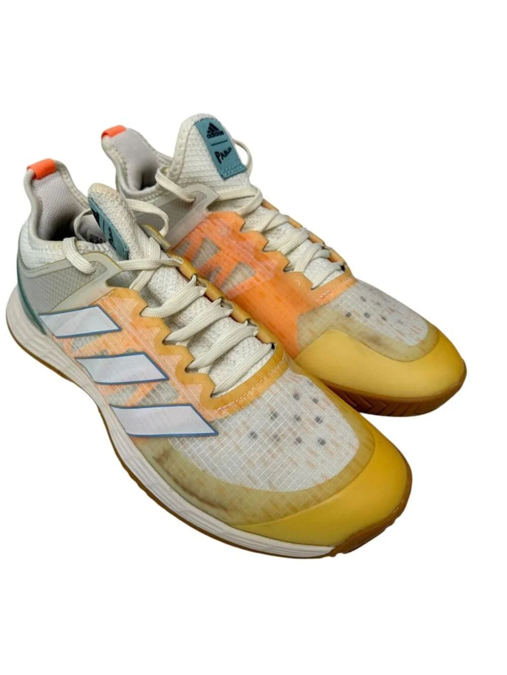 Adidas Adizero Ubersonic Parley Womens 9.5  Sneakers Yellow Tennis Shoes
